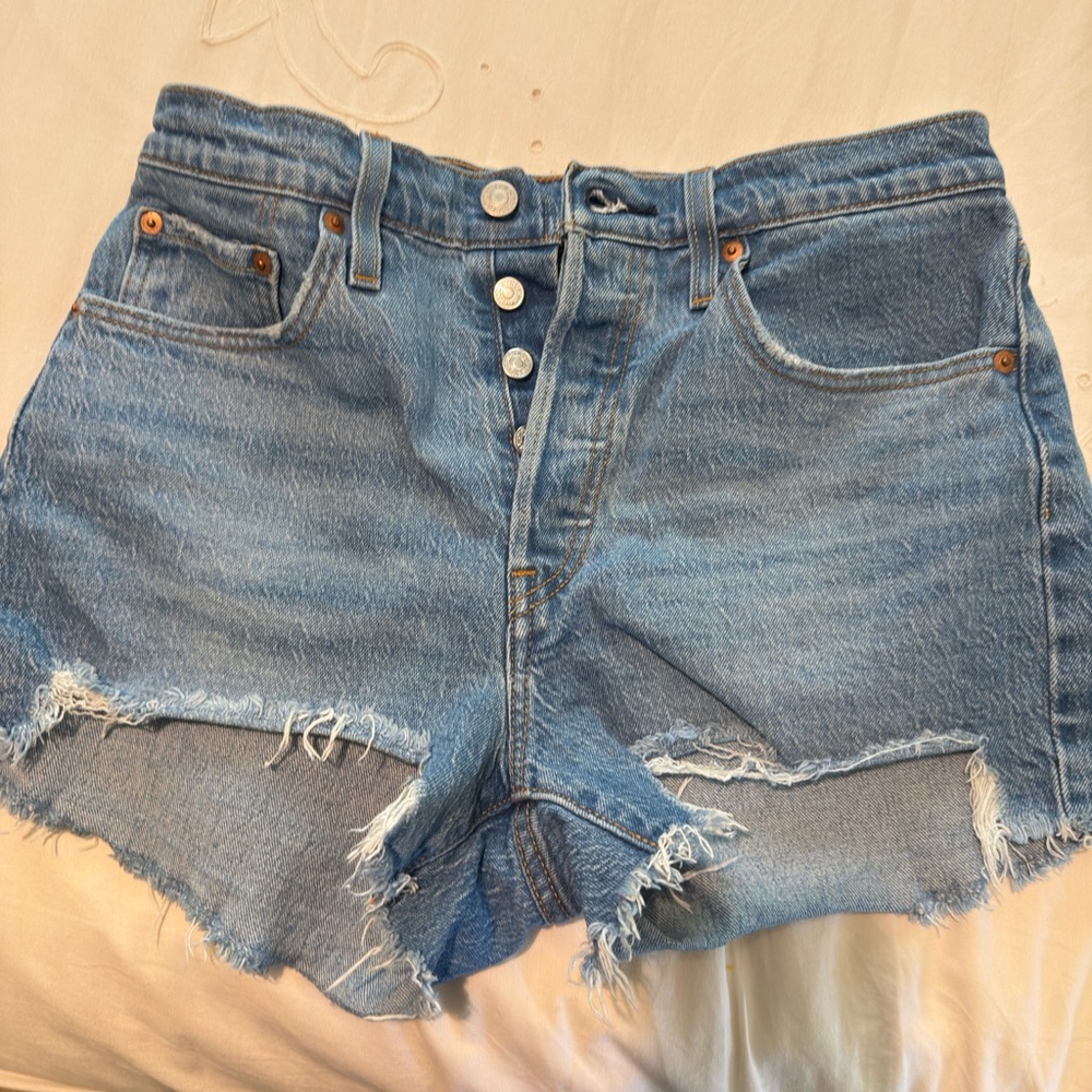 Levi's Denim Blue Women's Shorts
